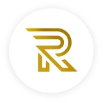 Letter R Wings logo