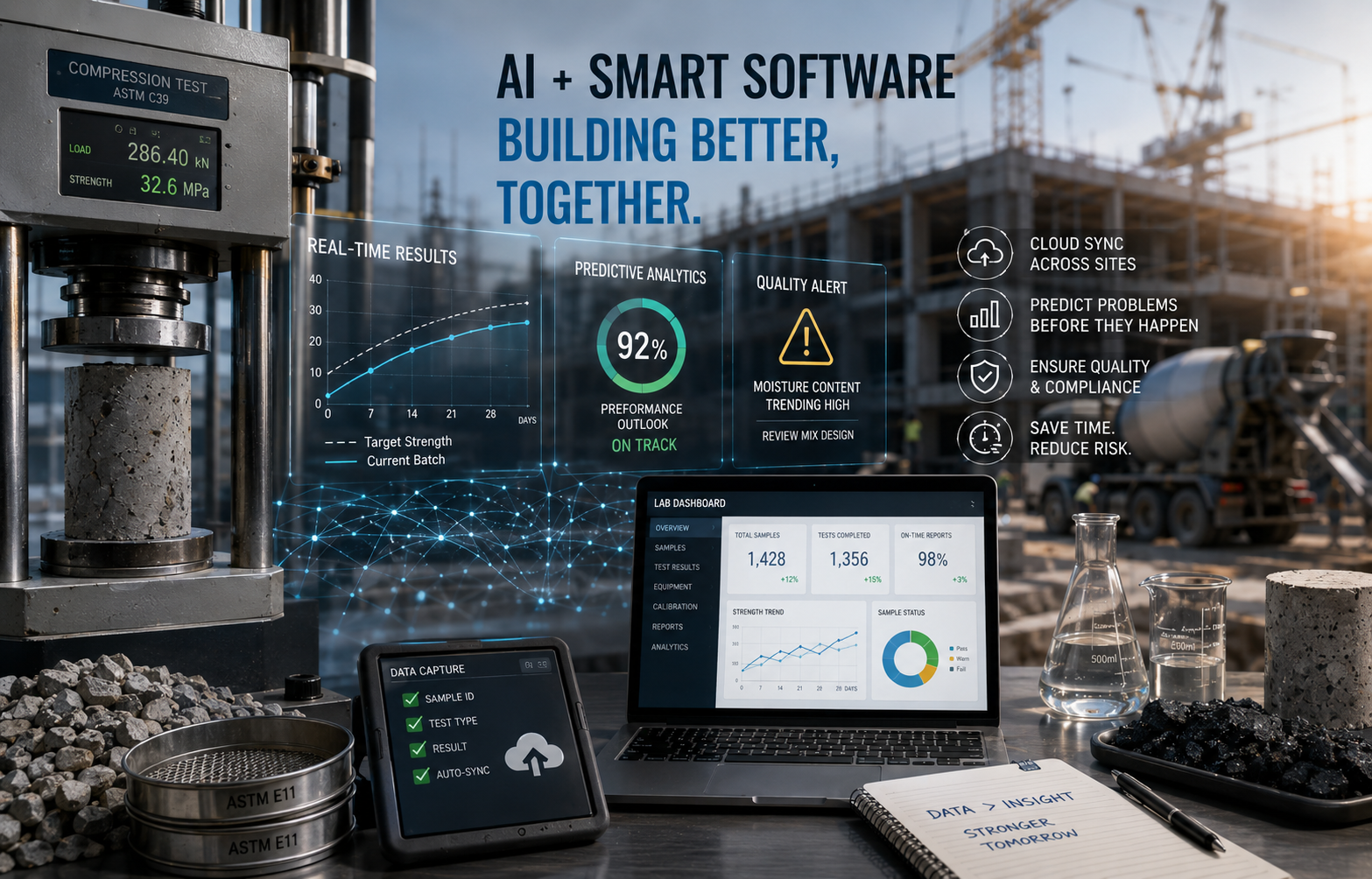 AI and Smart Software Are Quietly Reshaping Construction Materials Testing