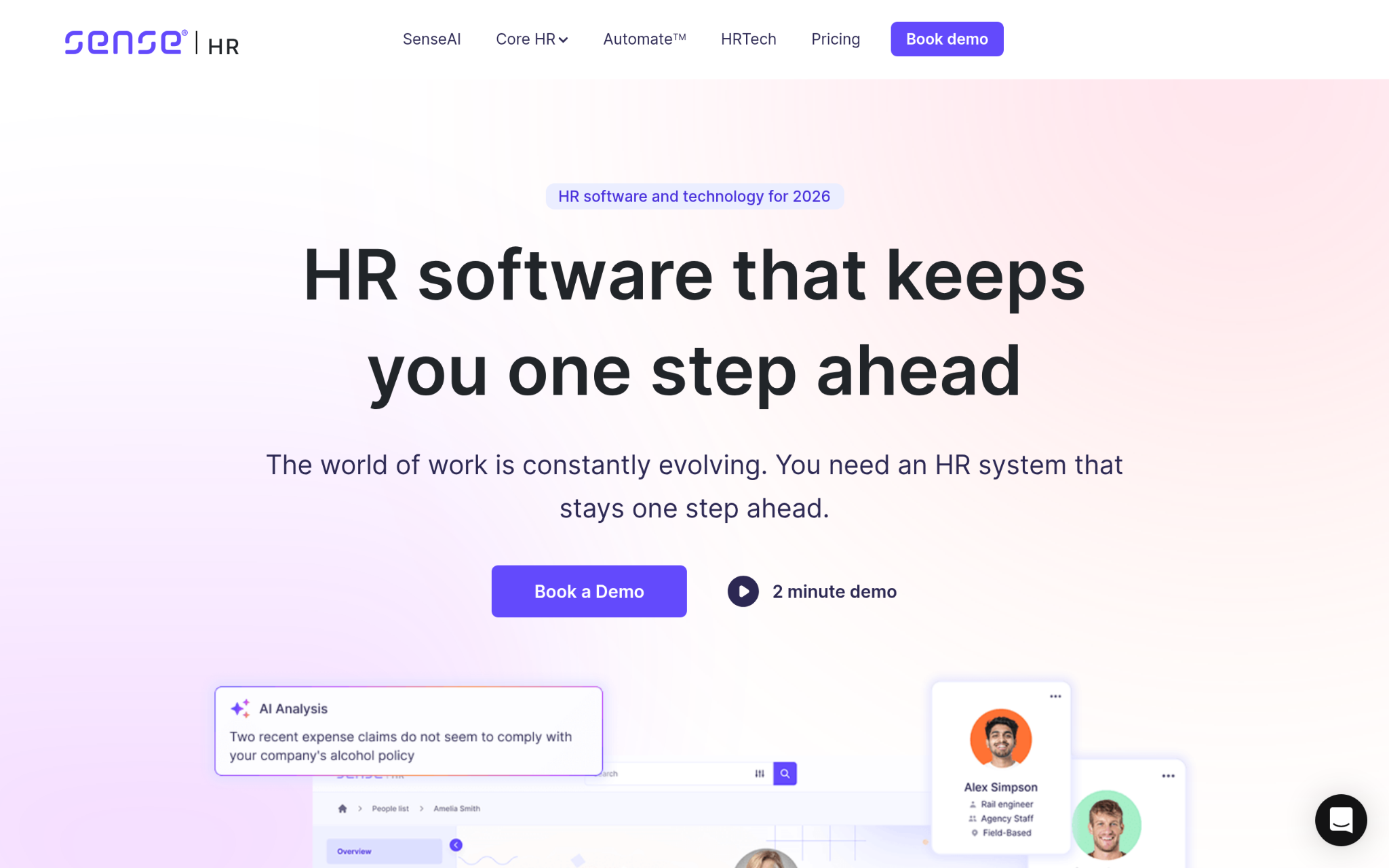 SenseHR Screenshot